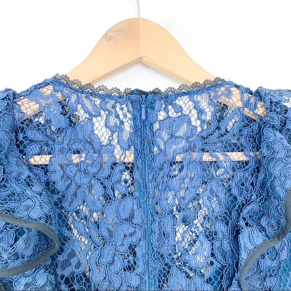 Alexis Navy Pollie Lace Bodysuit - Picture 6 of 9